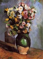 Flowers in an olive jar 1880